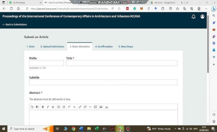 uploadarticle account