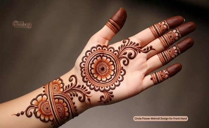royal royal front hand mehndi design