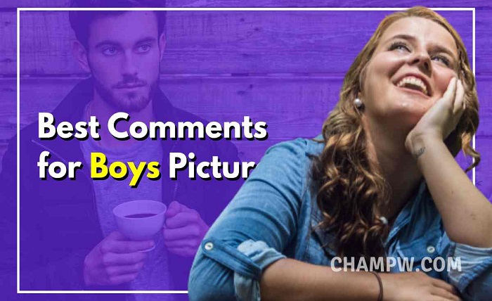 comment on boy pic