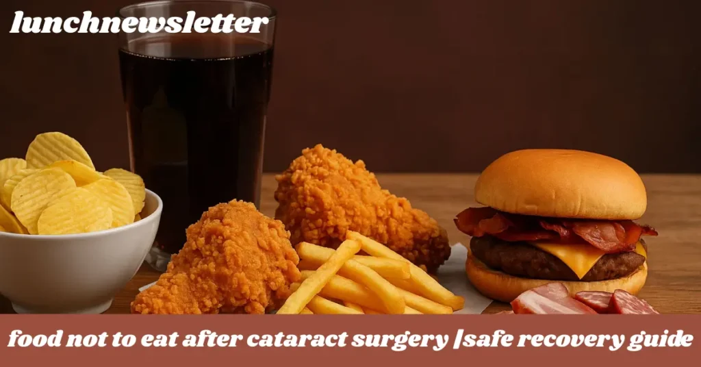 food not to eat after cataract surgery |safe recovery guide food not to eat after cataract surgery safe recovery guide