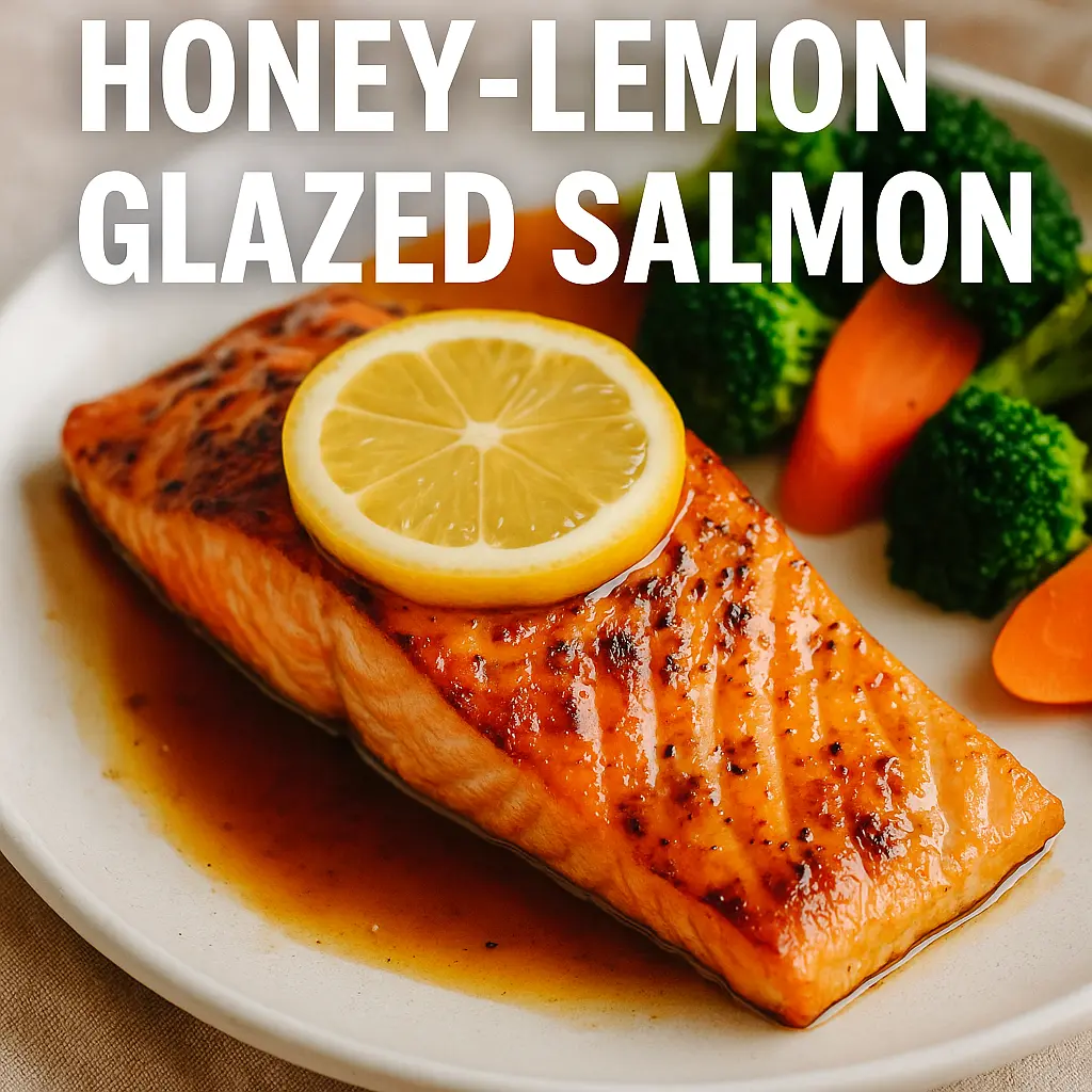 honey lemon glazed salmon