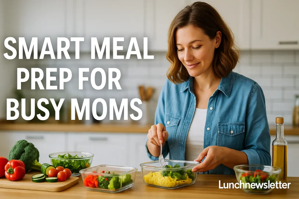 smart meal prep for busy moms